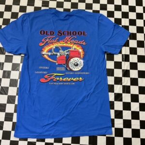 Old school forever tshirt blue